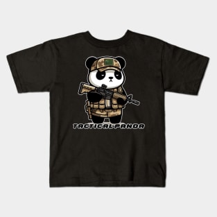 Tactical Panda Kids T-Shirt